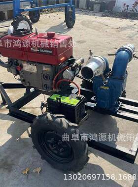 心柴油手式抽粪泵养殖场15352马力粪离泵鸡粪鸭粪推化池水泵