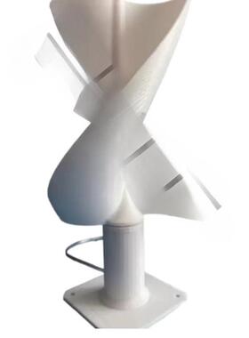 型微型螺18487旋型风力发电发启机米玫瑰模型微风动科学实验电灯