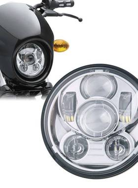 .75寸哈雷摩托大灯5哈雷5.寸VSS75ED大L灯5.75寸新款哈雷前大灯