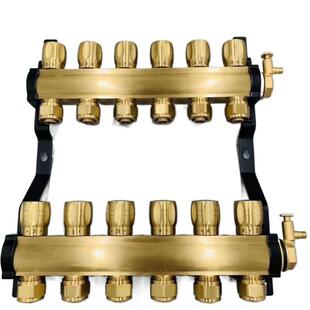 地体灼日见描述丰家装全铜暖暖分水器手动温控一通用型20地暖管地