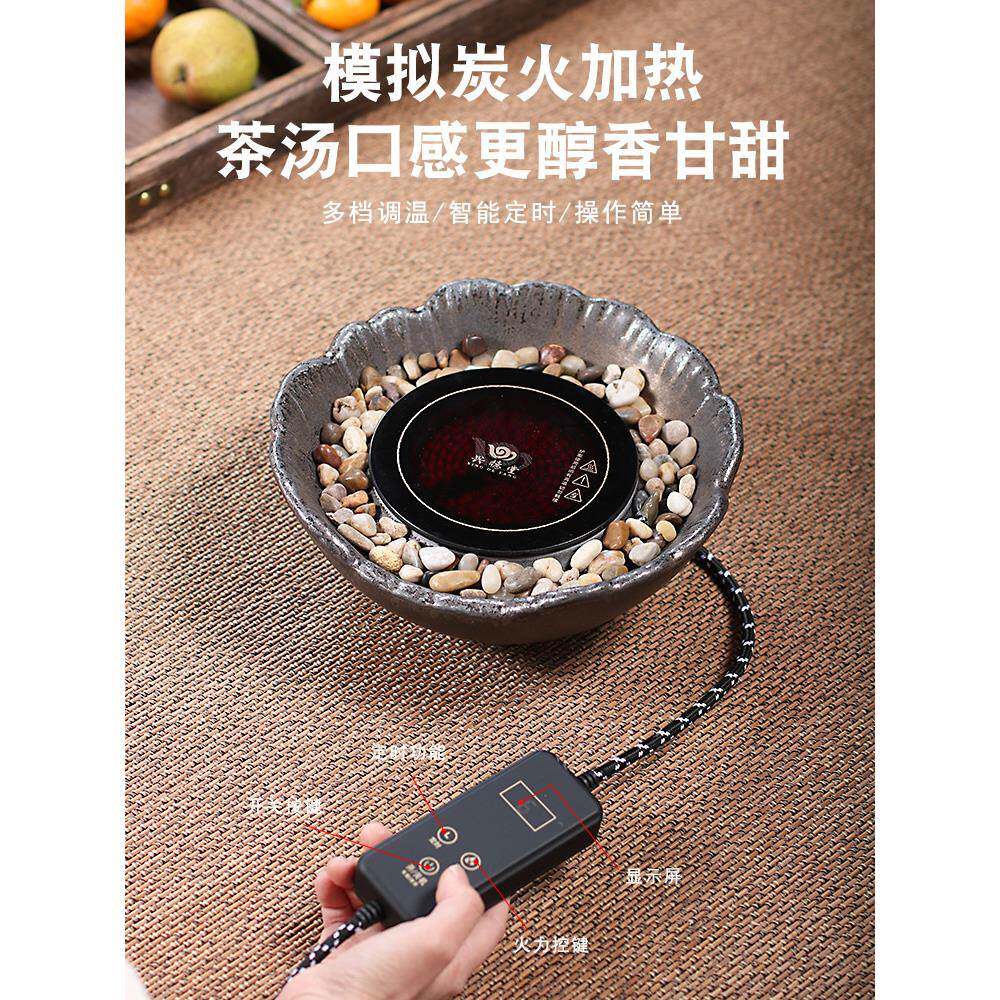 围炉煮茶陶炉家DTLWZCTL用室内全电套套配件茶壶一套网红碳炉子火