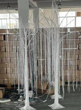 式节家LED柳树铜丝灯庭院日灯卧欧室装饰夜灯场82670景布置居装饰