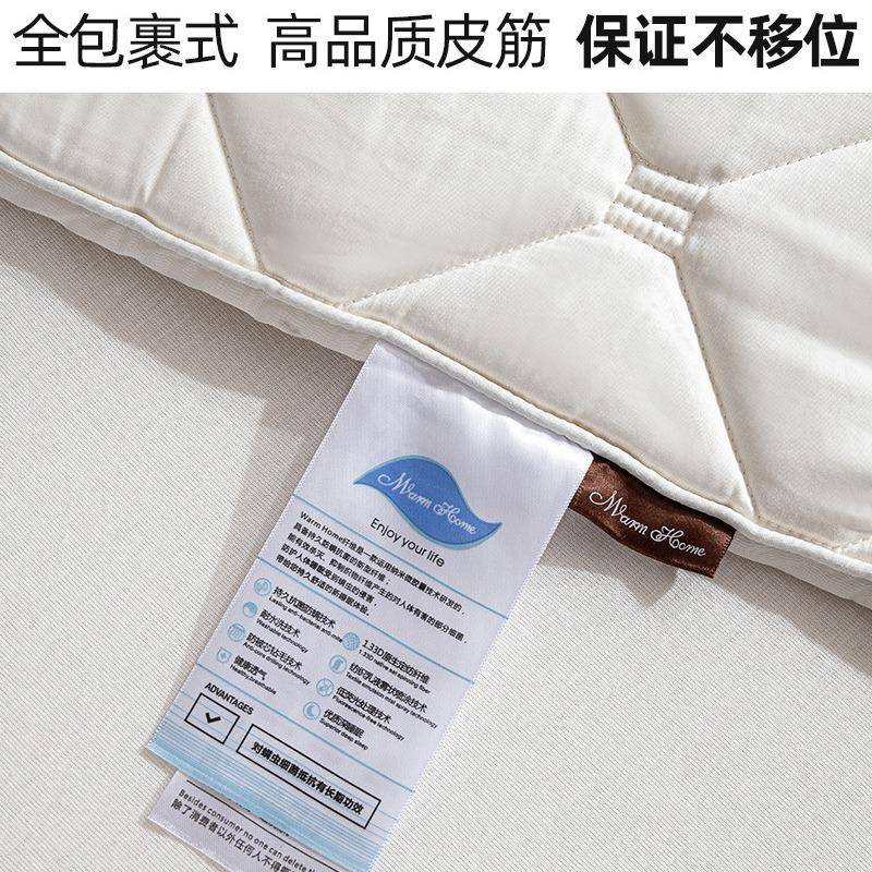 高档意式1全棉床笠加厚梦席思保护纯棉00支夹棉XDI防套尘罩可水洗
