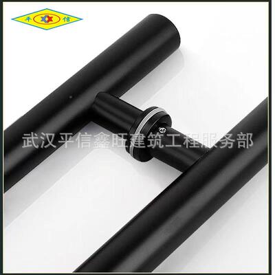 38*100*900000孔玻璃门拉手不锈钢圆管中加厚砂推拉有框0无框商铺