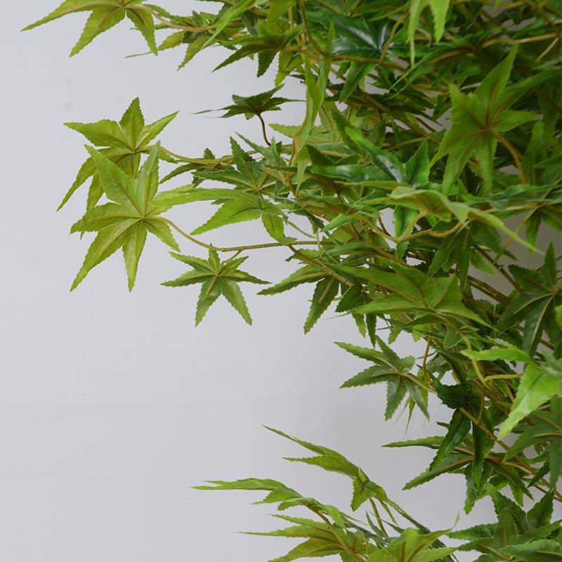 仿真仿真枫树枫树假植物盆栽枫绿树商场门店装饰花落地摆件假树枫