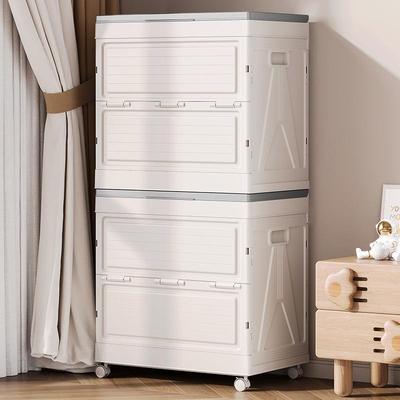 服收纳HCD1203箱大容超家用翻盖整理箱量带轮可折叠大多功能被衣