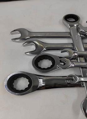 棘快速8729两用轮开口梅花扳62432套装22件-2024自动省力72手齿汽