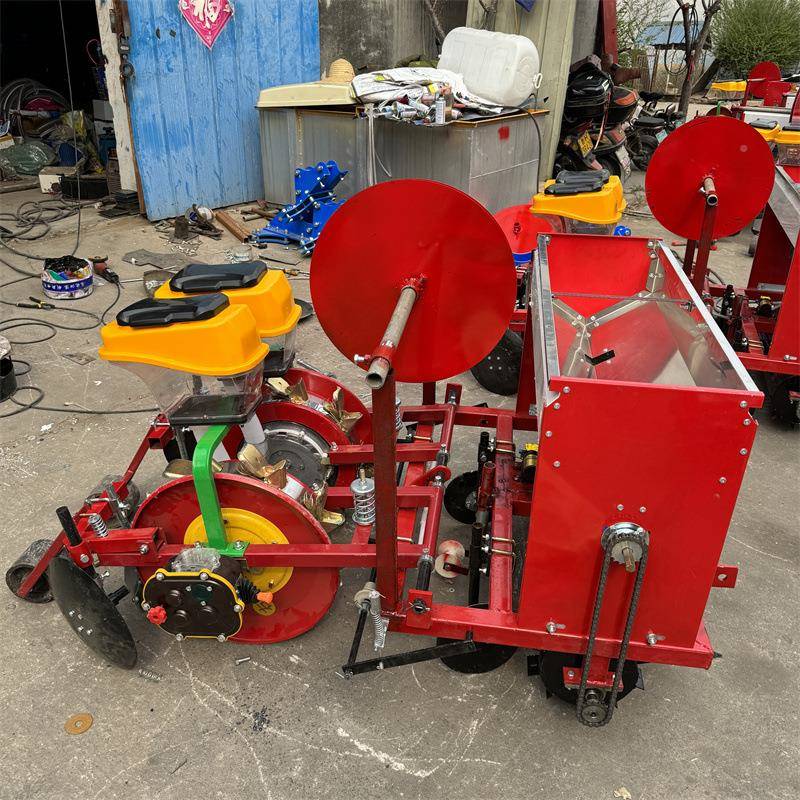 小农用花生膜上点孔播机DWW毛豆起垄覆膜打型一体功能膜上点播多