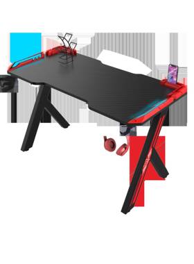 R用G转角碳纤维电竞桌卧室B家大懒人学习书TBR桌黑色号电脑桌台式