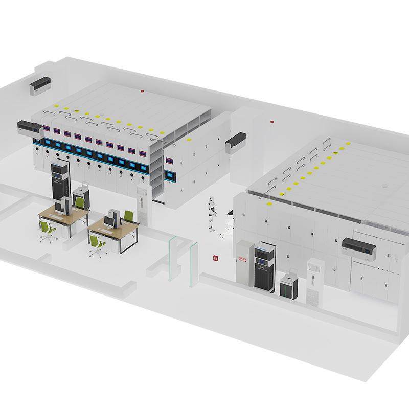 智能密集柜钢制电动集轨道04移动密室文密件存放柜档案手摇集架厂