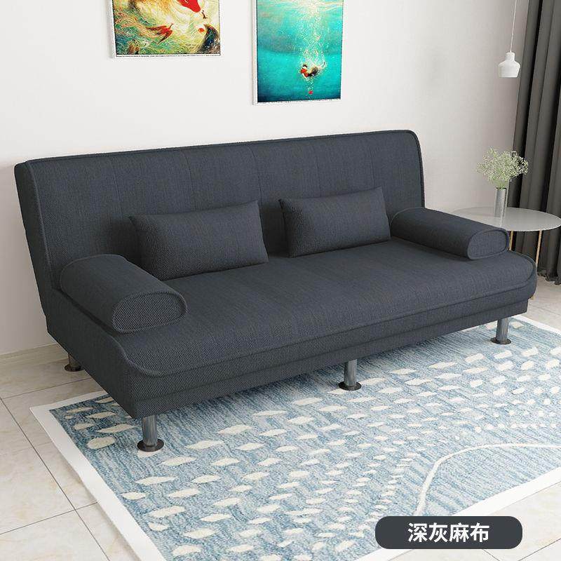 厅可拆洗简易布艺功能小懒人沙发户型双人客出多租屋可折叠沙煦宇