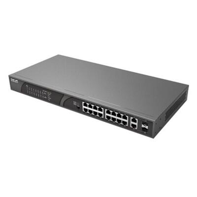 捷（Ruijie）R8G-ES1S-L锐P16口百兆接入安78449防监控PoE1交换机
