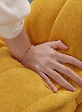 网红毛直毛虫沙发简约35591落厂地懒人发沙家用高密度海绵单人躺