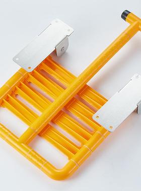 室老人无障疾碍淋壁挂浴折叠凳墙壁浴座椅卫69173生间安全壁椅残