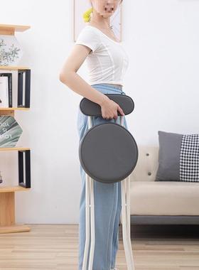 简约椅子高脚折酒吧椅靠色背47872白色吧台吧桌椅凳白餐椅凳叠子L