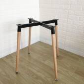 电脑桌桌腿支架办会议桌ZJ00烤钢架桌脚漆铁艺架子伊姆斯桌架公实