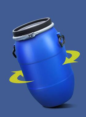 升级加箍厚法兰桶料桶大口箍桶储水抱桶塑化RYN工原料卡铁箍桶