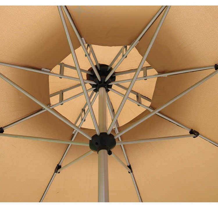 中伞YQ-23户户外遮阳网伞室外桌椅柱带伞商铺门口摆摊太阳伞红庭