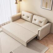 2025款 油奶风可折叠无手沙发床两用小户扶型客SEJ厅多功能可新抽