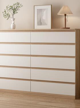 五斗柜简约柜现屉代储柜家用卧室斗物61404收纳柜客厅靠墙实木组
