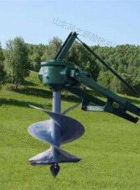 车载式树14816坑轮钻机树挖穴机孔配套四拖拉机后置植造林挖坑机