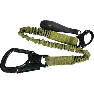 尼龙扣安全带高空弹全绳登山扣安便携弹卡力机降UFN力垂降安全绳