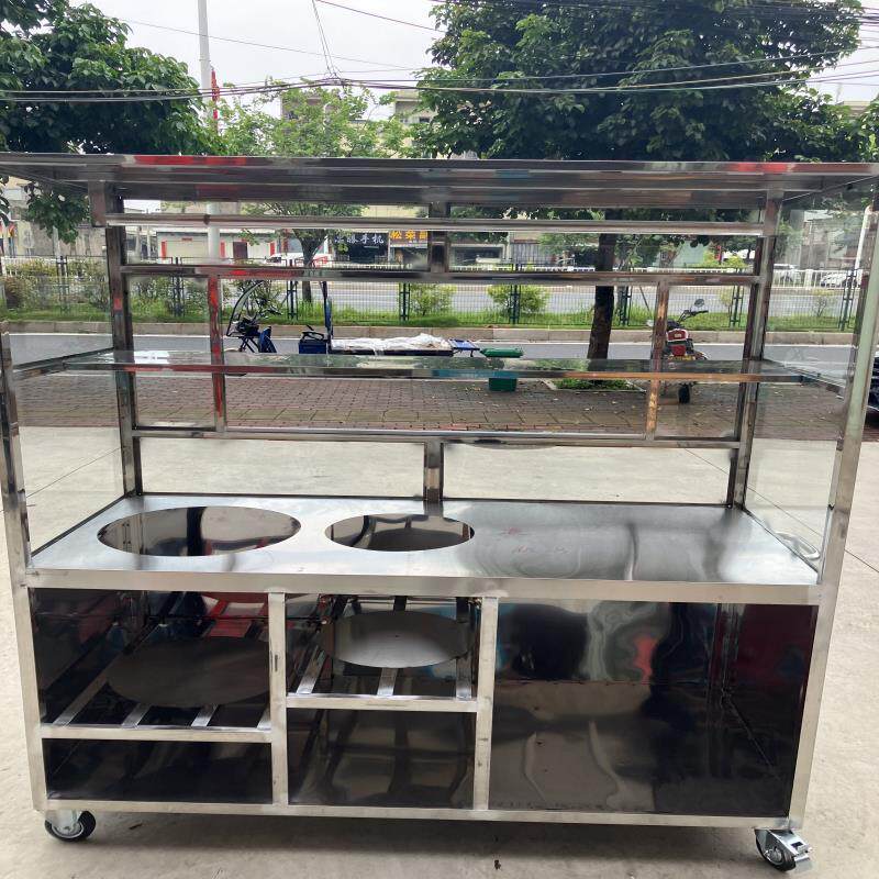 产品专业各类餐车汤粉车厨房用具明档车烧腊车摆摊车工厂直销