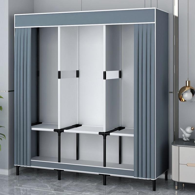 简衣柜出租易房屋GMY落地架子家用卧室耐用组装号宿舍小收衣纳橱