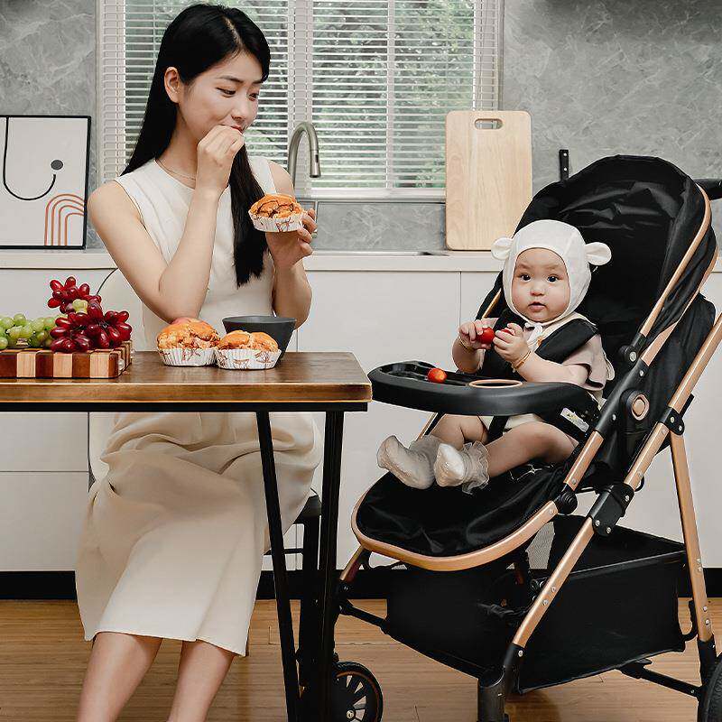 婴儿推轻便折叠可坐躺高景观747-9睡蓝车换向生儿宝宝新手可推车