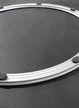 玻璃转盘餐桌转盘旋转底座转圆桌万轴向承理大石轨芯道ONZ餐桌配