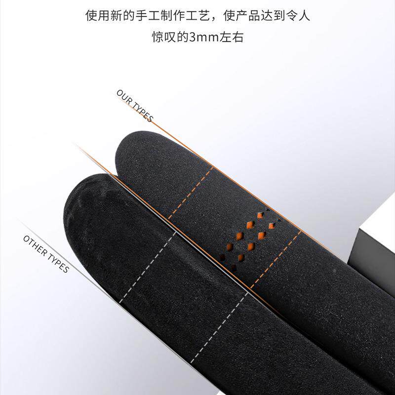 新款汽车翻皮方向防盘套透四48863季通用滑吸汗车把毛套耐磨气握