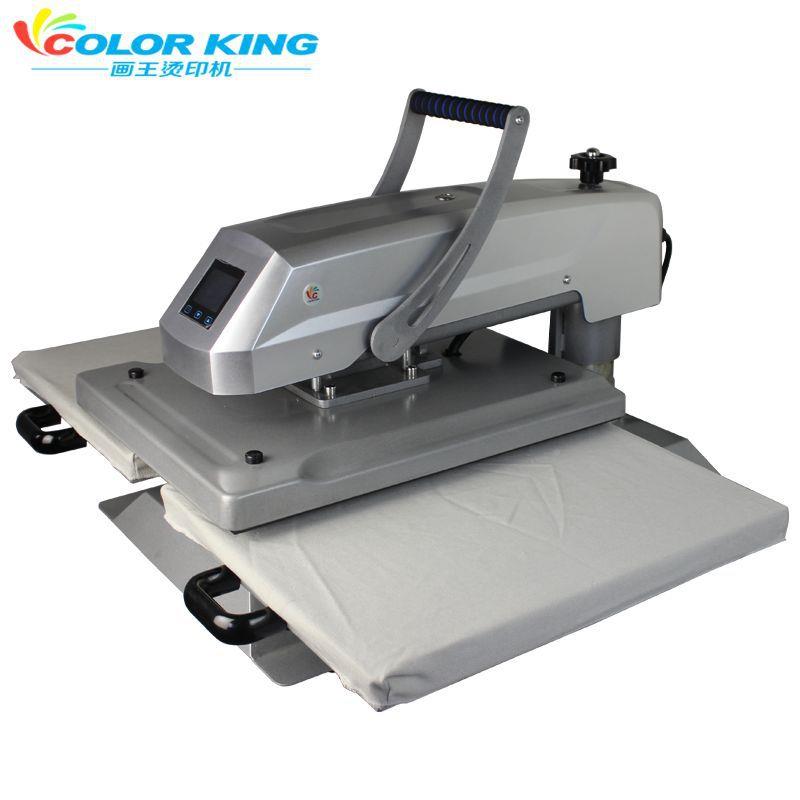 厂家直供40*6c0m双工位画机手动ZGE印直压热机转印机印花烫画器设