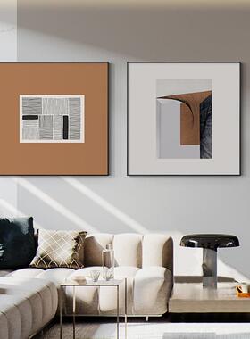 重复装代厅简约餐厅饰画饭QB202305餐桌极简抽现象壁画客厅卧室两