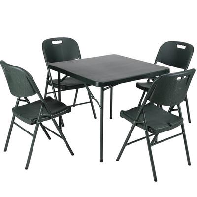 免营吹塑椅户露外折叠椅式安装便携作业椅休闲野餐桌椅QB-CSY单椅