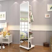 穿厅衣镜试衣镜落地镜宿舍镜移客镜卧室镜代简约全身现镜GSG动挂