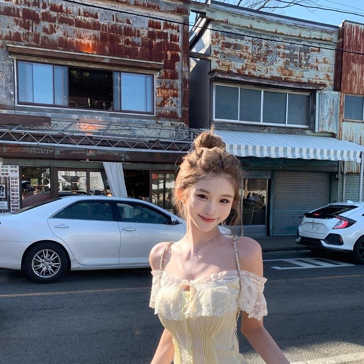 JMSHOP纯白盛夏多种穿法花边白色衬衫女奶黄色露肩一字肩上衣