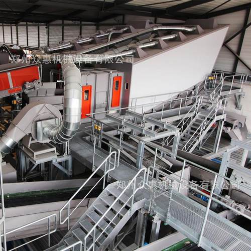 众惠轻物质垃圾风选机 建筑废弃物分拣机 城市生活垃圾分选生产线