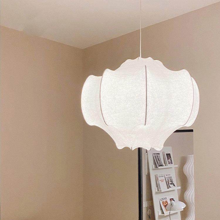 布艺吊灯北欧设计师客厅卧室蚕丝吊灯民宿餐厅艺术创意灯灯具,家装灯饰光源,智能吊灯,淘宝优惠券,粉丝福利购,淘宝优惠卷