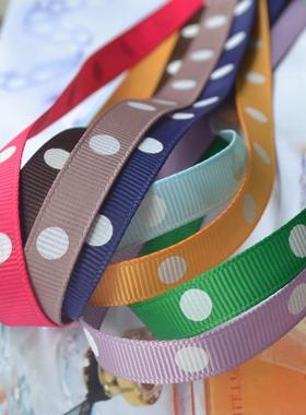 78色9mm大圆点涤纶罗纹带 AA101姚明螺纹织带