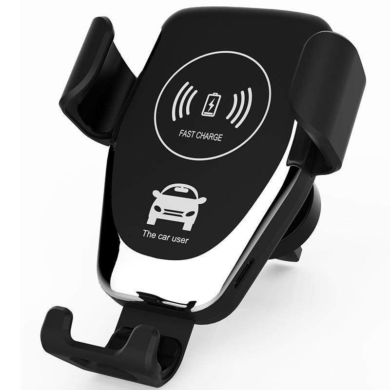 Q12车载无线充手机支架 出风口重力感应支架无线充电快车汽车支架