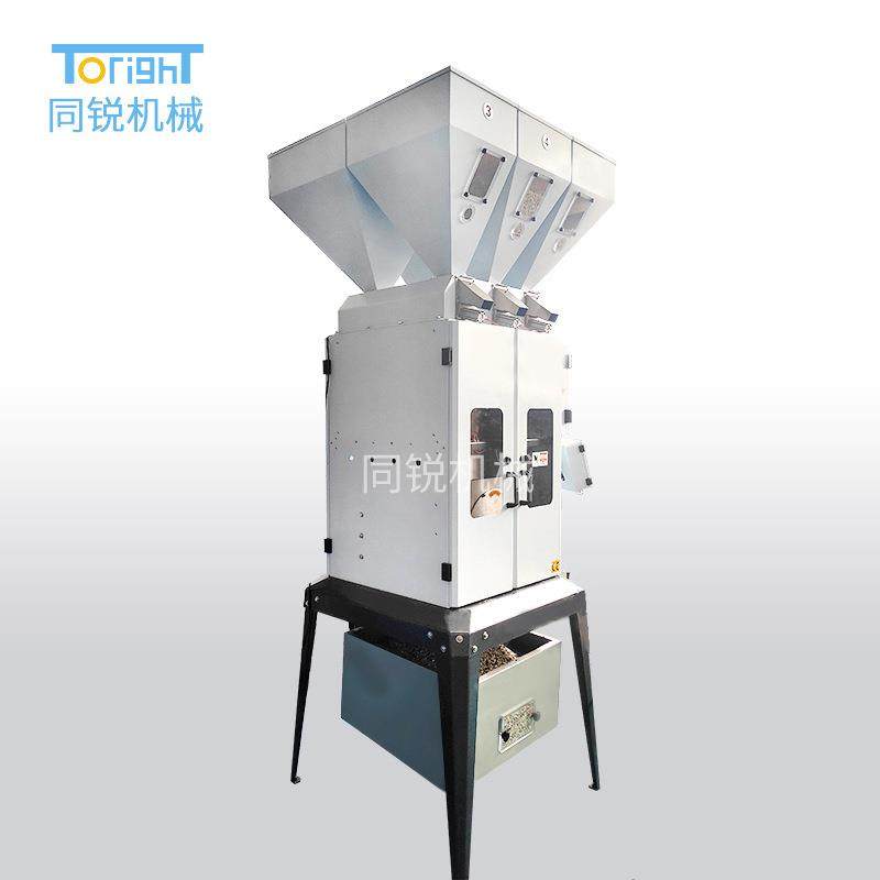 供应新款称重式混拌机多组色母计量器设备 同锐称重混拌机 拌料机