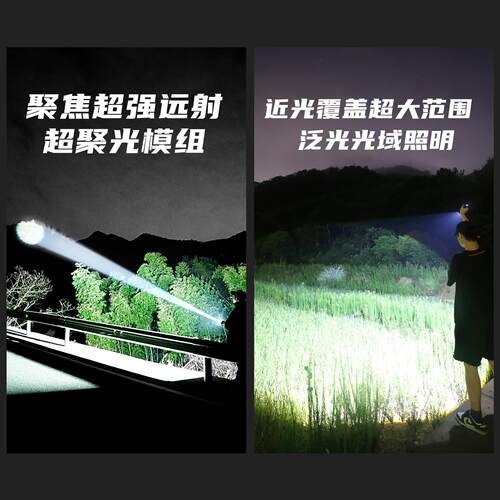 充激光手M20-1电强光筒电超亮户外露营大功率多功能维修灯工作超
