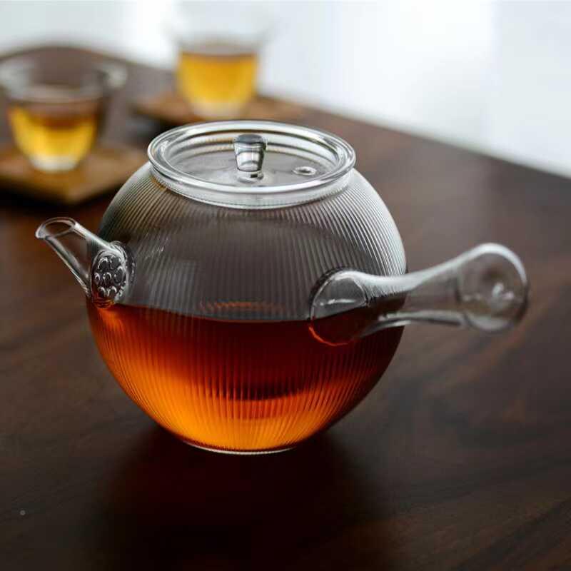 耐高温玻璃侧把煮壶急须XEG壶茶带过泡茶壶煮水壶烧滤水壶功夫茶