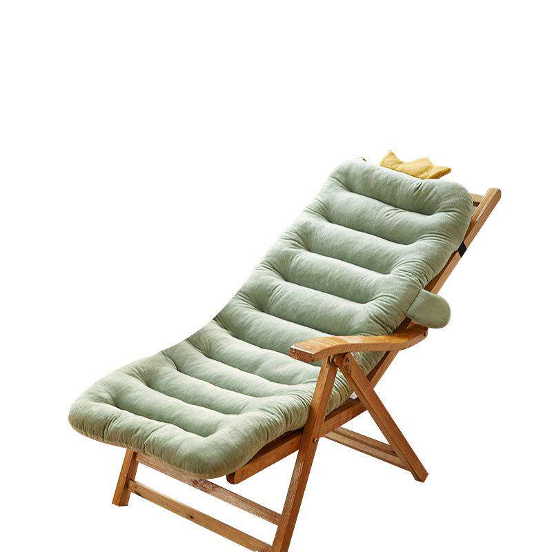 躺学椅子厚坐垫靠背一体式季加水晶绒冬生办公室靠椅康居子坐垫可