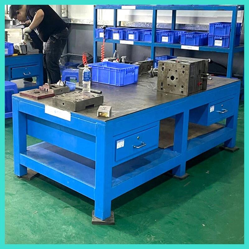重型钳工作工台维模具工作台钳工飞模修台虎钳作工台实训操作平台图片