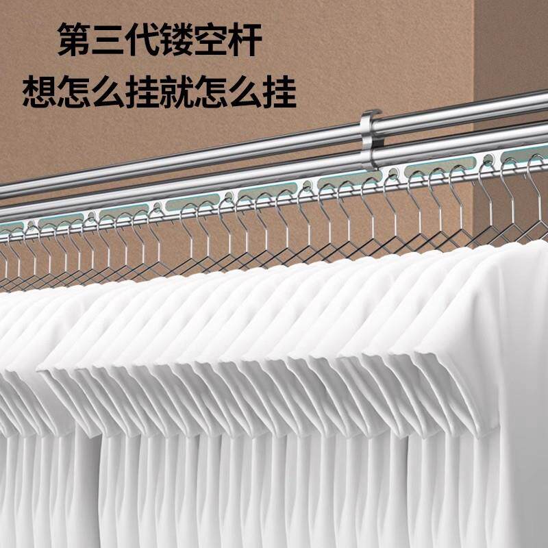 手摇晾衣四架摇杆手动手摇四杆升降阳晾衣杆室内手凉衣架室内台