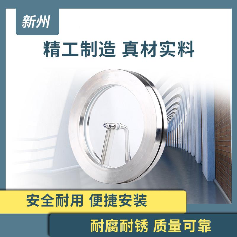 JDI04不锈钢带刷焊法兰视镜平六角玻璃视盅平板罐上管道内观察视3