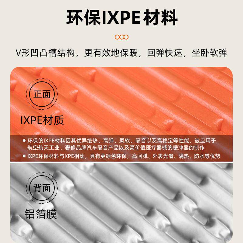 YY银hike户外防潮垫帐篷垫睡袋垫加厚轻超可携式铝箔睡AA0092午铝