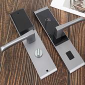 酒店门锁刷卡锁宿宾馆出磁RIB卡锁租房感应民智锁木门密码 能通通