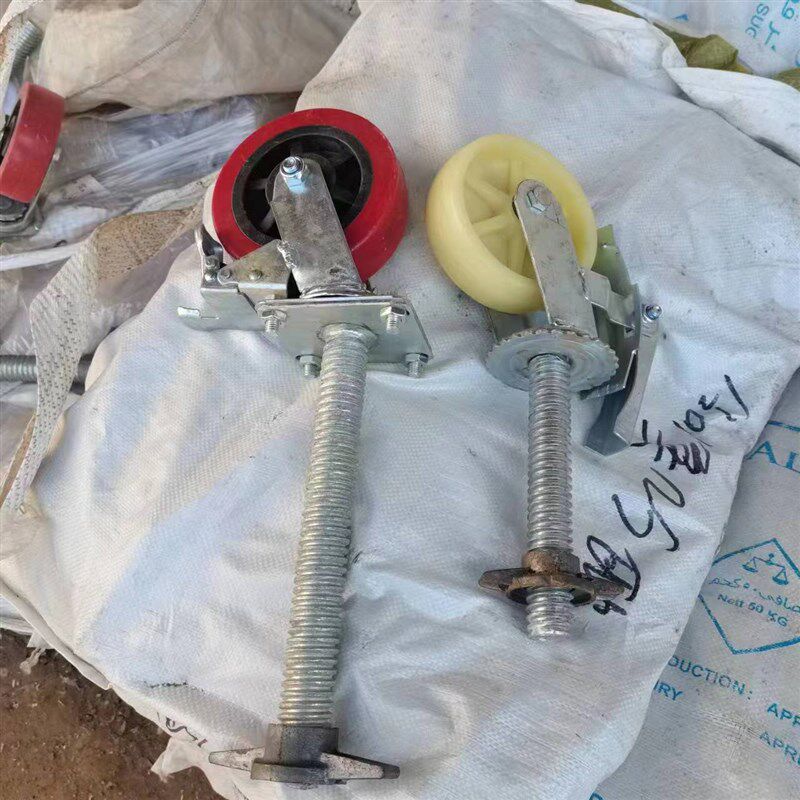 速发厂家现货供应 手脚架轮子 移轮脚手架向动 可升降脚轮